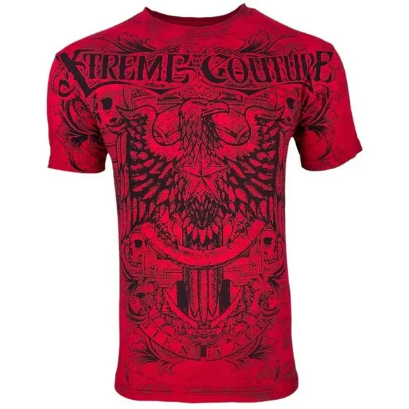 Xtreme Couture by Affliction Men's T-Shirt Patron Biker Y2K S-5XL - Picture 1 of 8